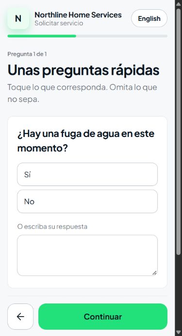 Preguntas de una solicitud de ejemplo